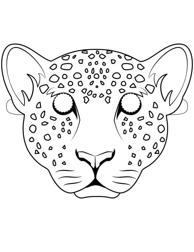 coloriage Leopard à imprimer gratuitement pdf