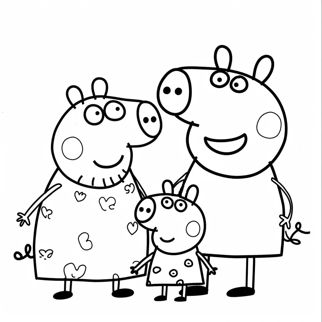 coloriage Peppa Pig et apprentissage