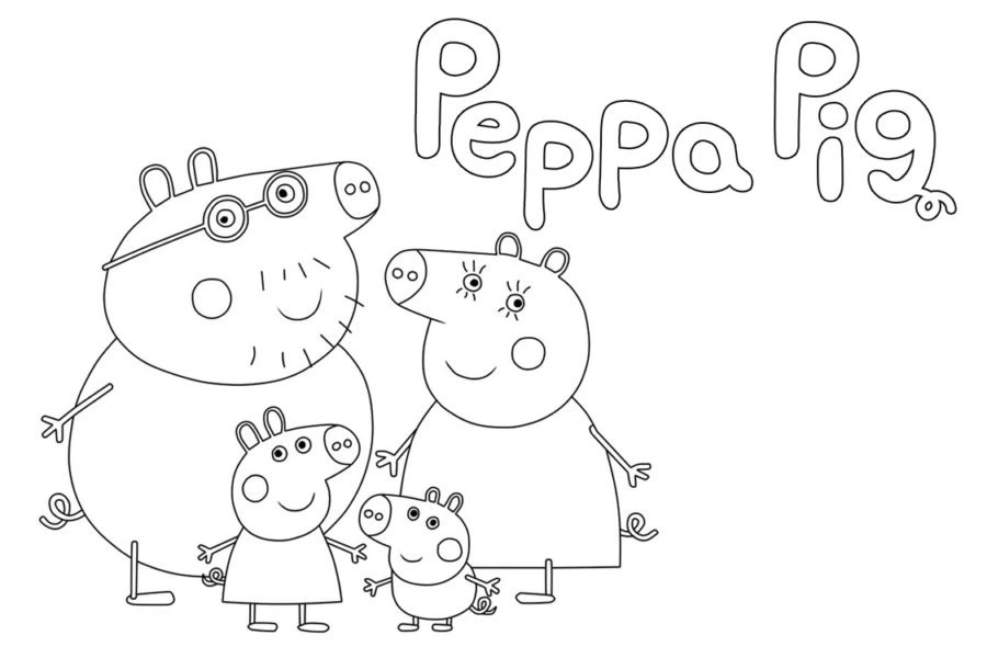 coloriage Peppa Pig en ligne