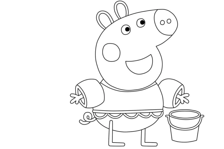 coloriage Peppa Pig pour enfant gratuit