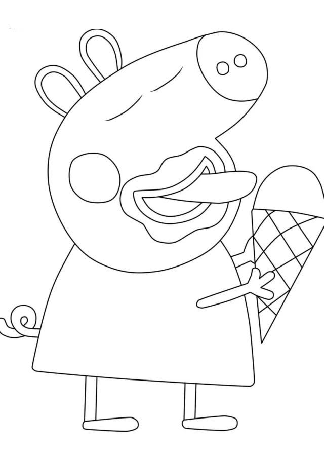 télécharger coloriage Peppa Pig gratuit