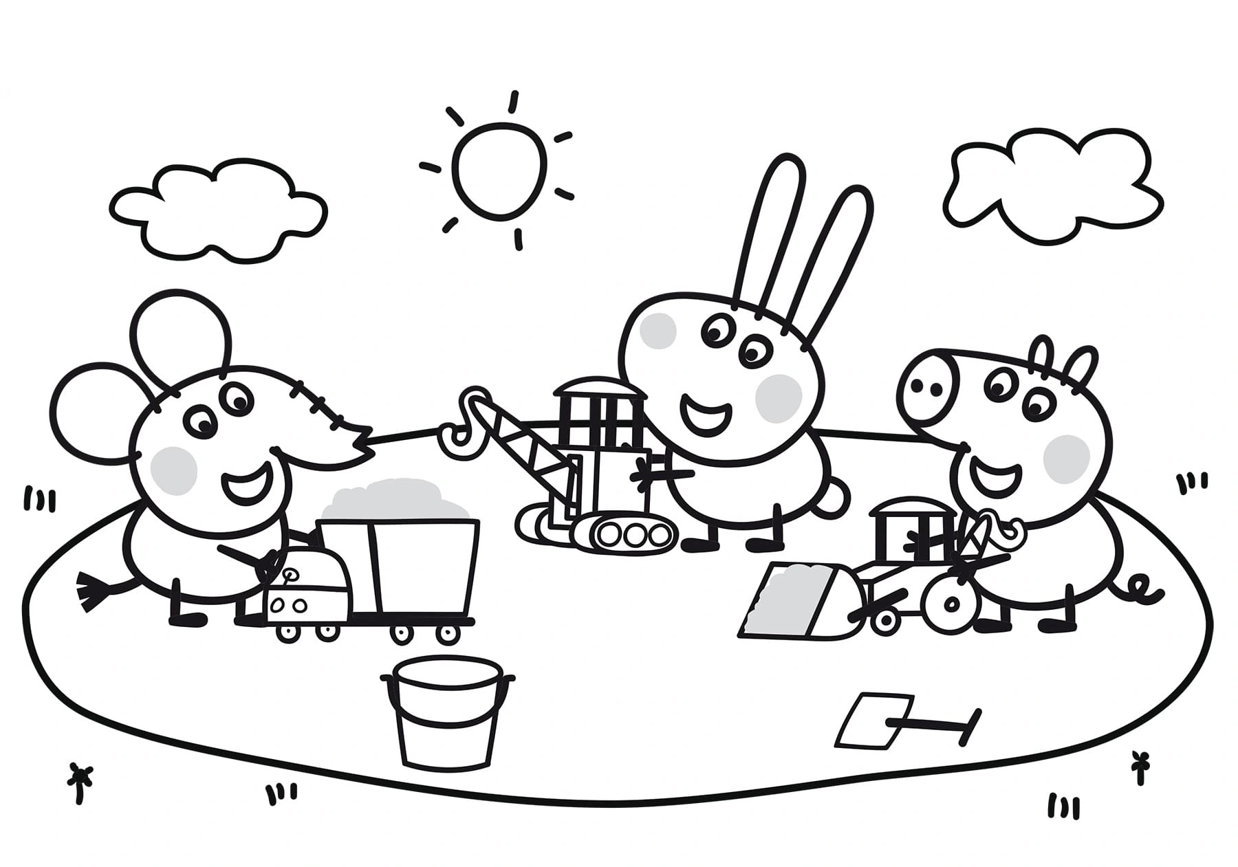 coloriage Peppa Pig en ligne pour enfant