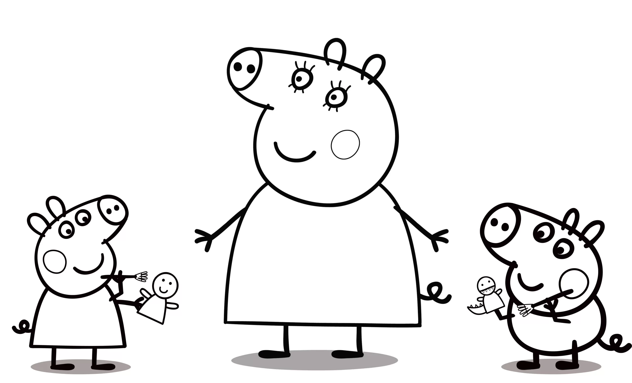 coloriage Peppa Pig à imprimer gratuit