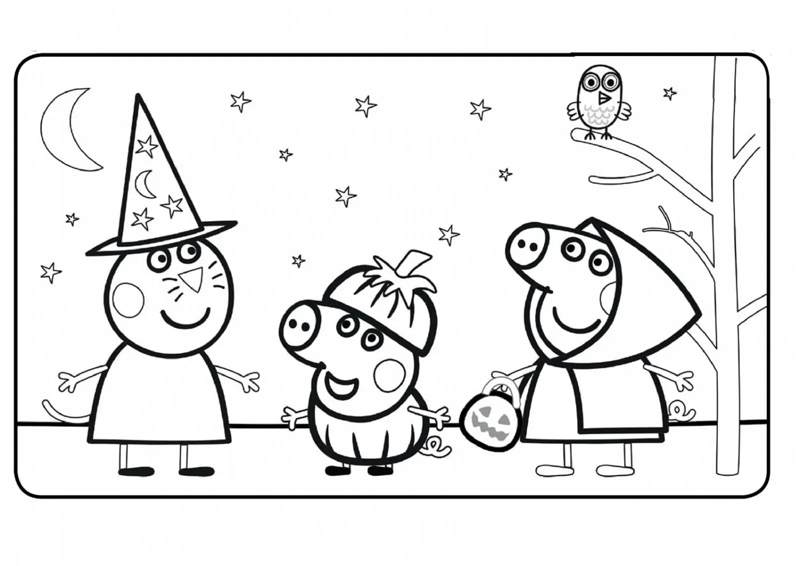 coloriage Peppa Pig gratuit a imprimer