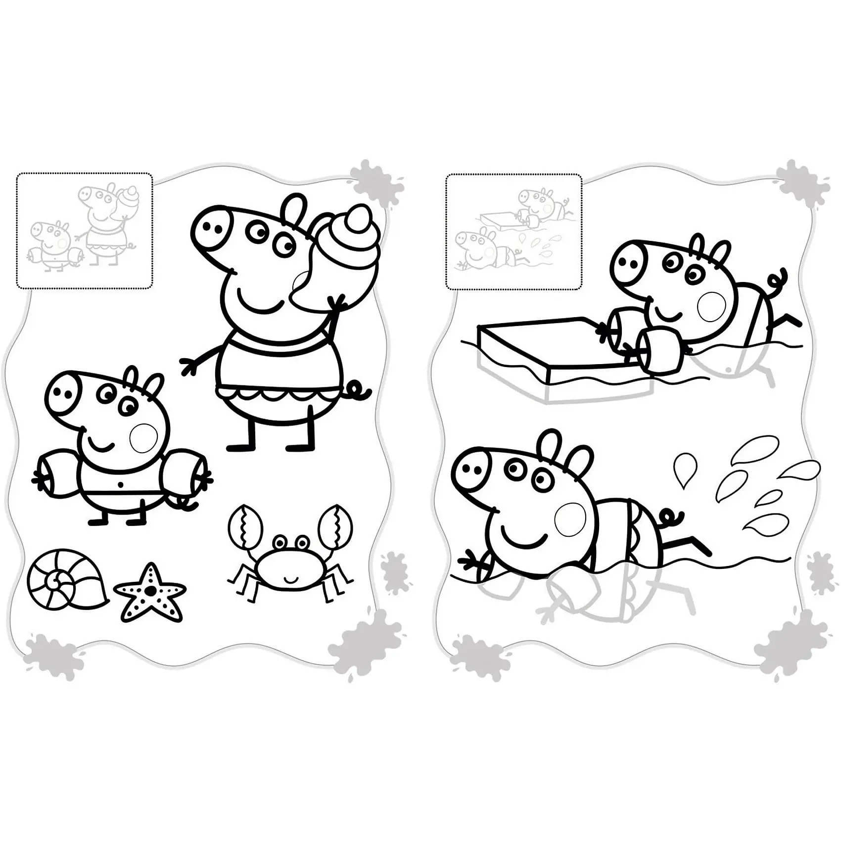 coloriage Peppa Pig pour enfants à imprimer