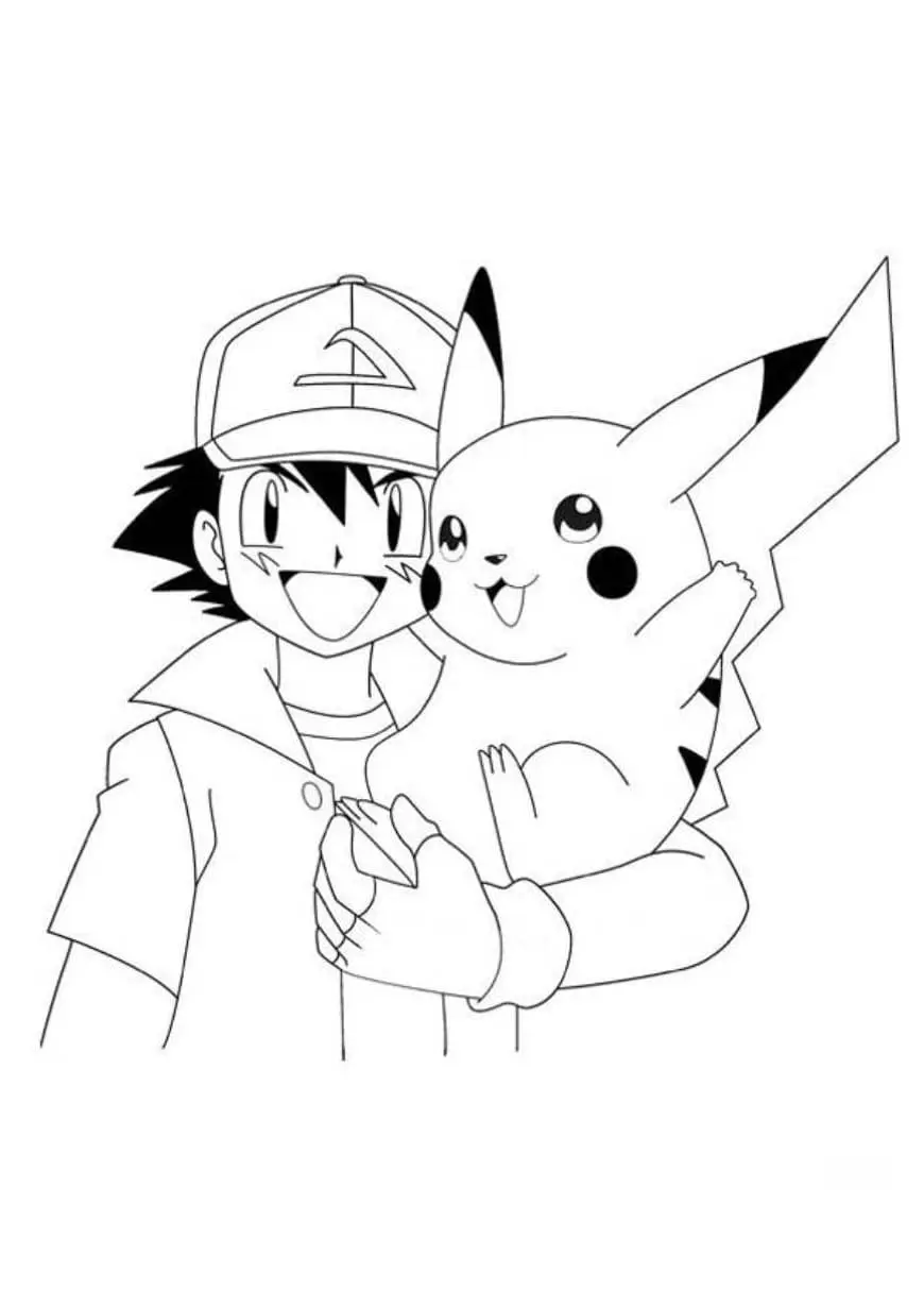 coloriage Pikachu a colorier en ligne gratuitement