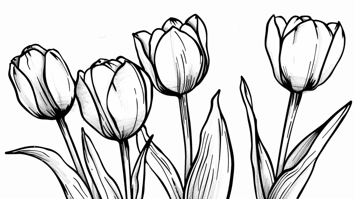 coloriage Tulip pour enfant de 6 ans 1