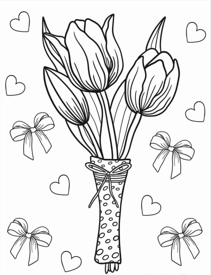 coloriage Tulip pour enfant de 10 ans