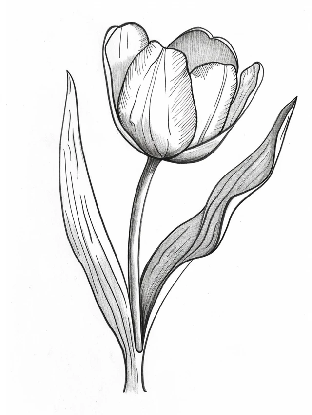 télécharger coloriage Tulip gratuit