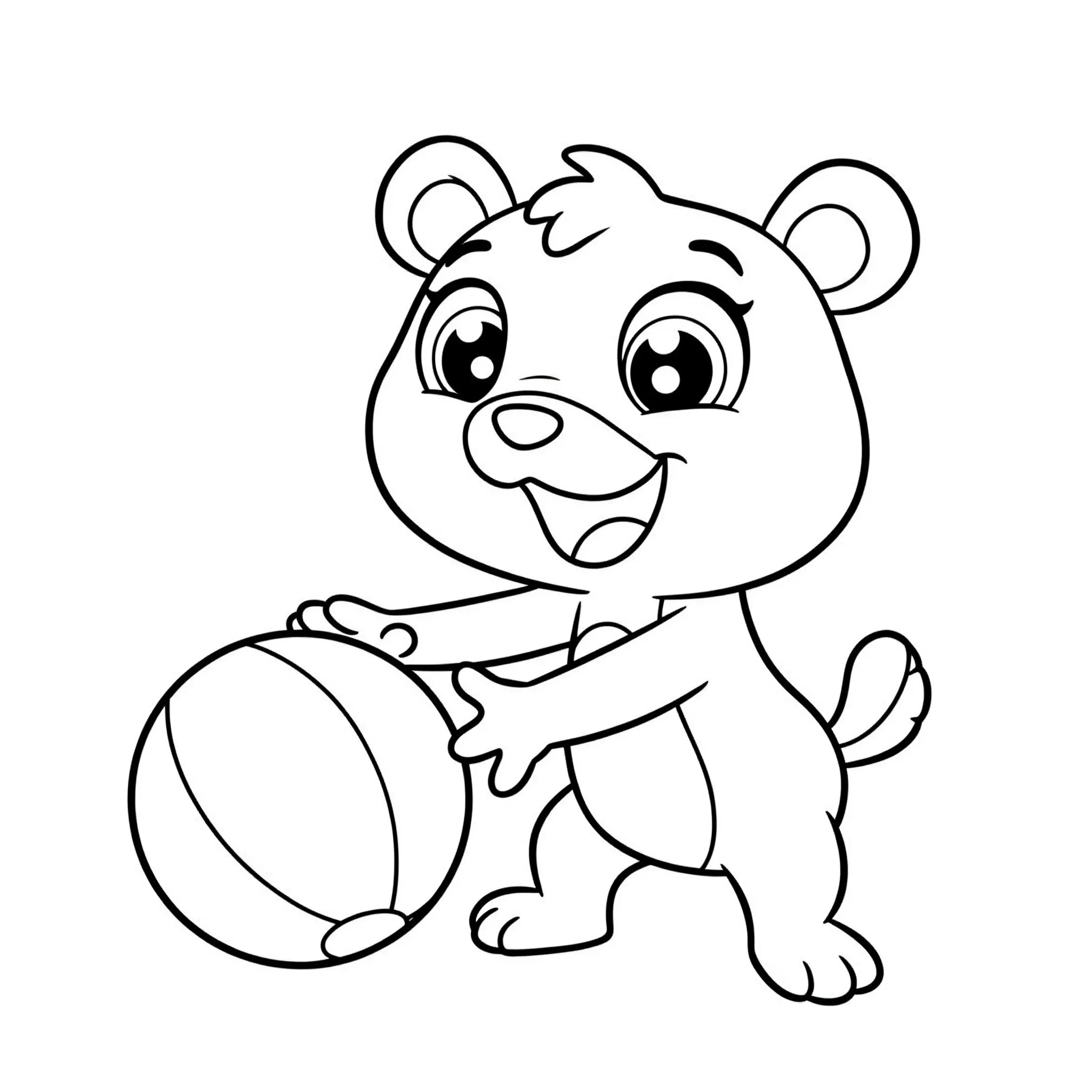 coloriage Zooble et sa balle à imprimer pdf gratuit