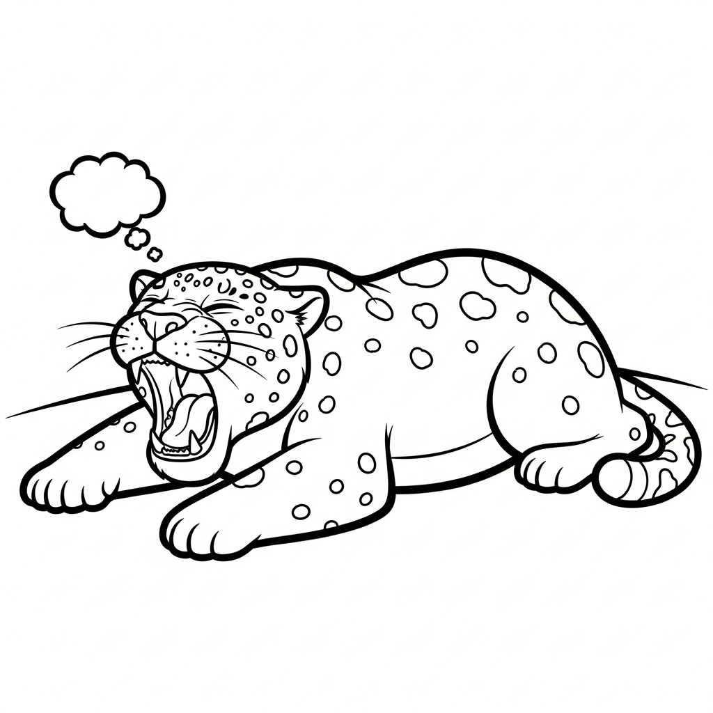 coloriage Leopard updated à imprimer pdf
