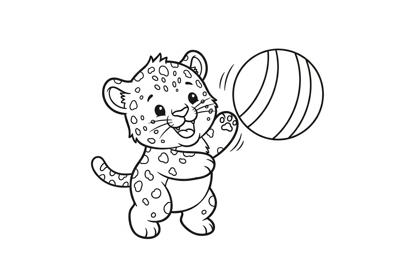 coloriage Leopard updated pour enfant de 10 ans