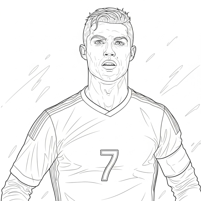 Coloriage Ronaldo
