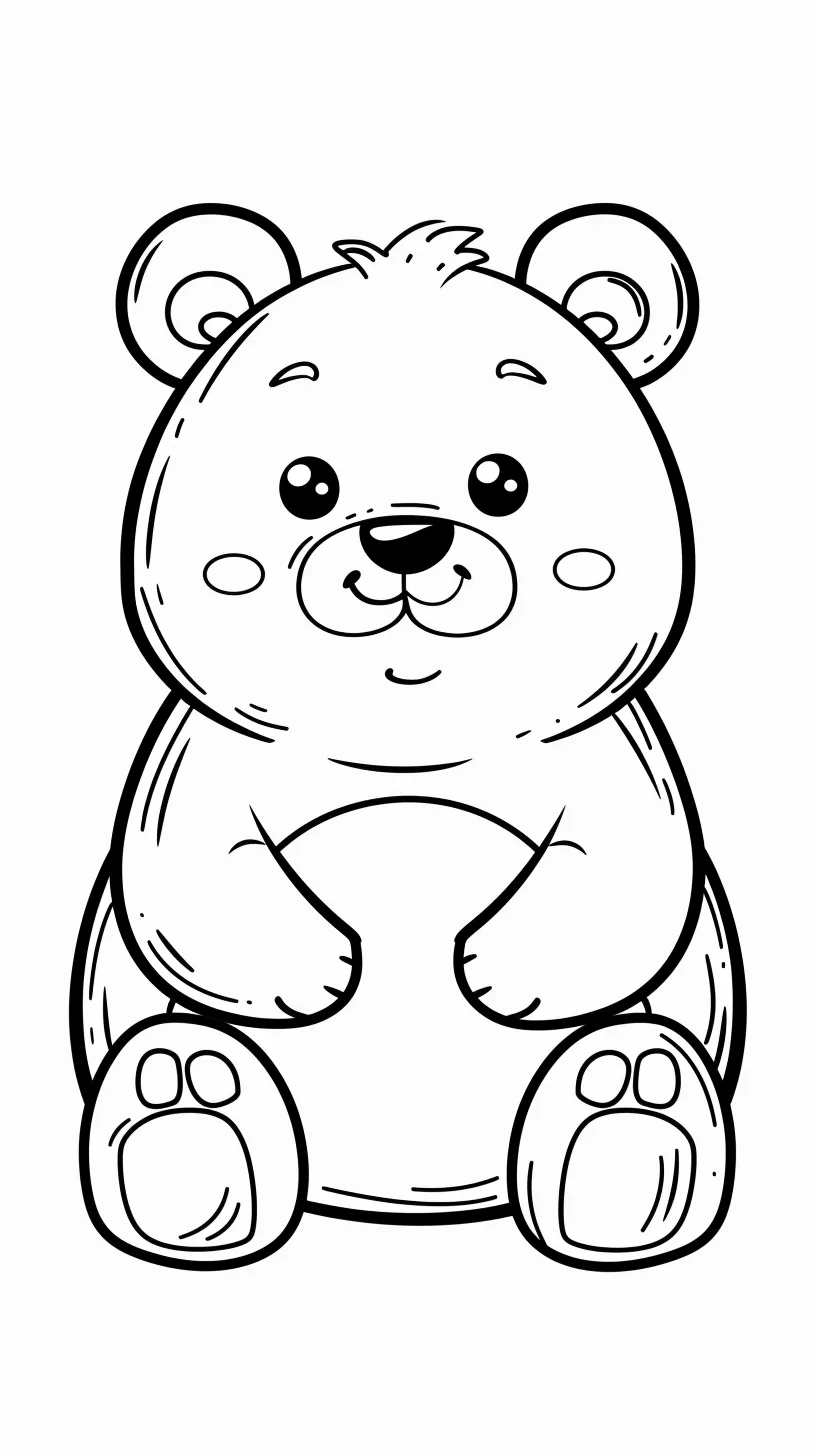 coloriage Animaux Kawaii à imprimer pour enfants