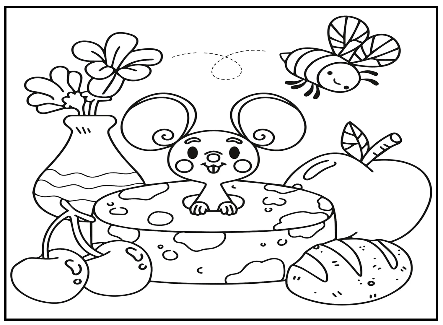 coloriage Animaux Kawaii a colorier en ligne gratuitement 2