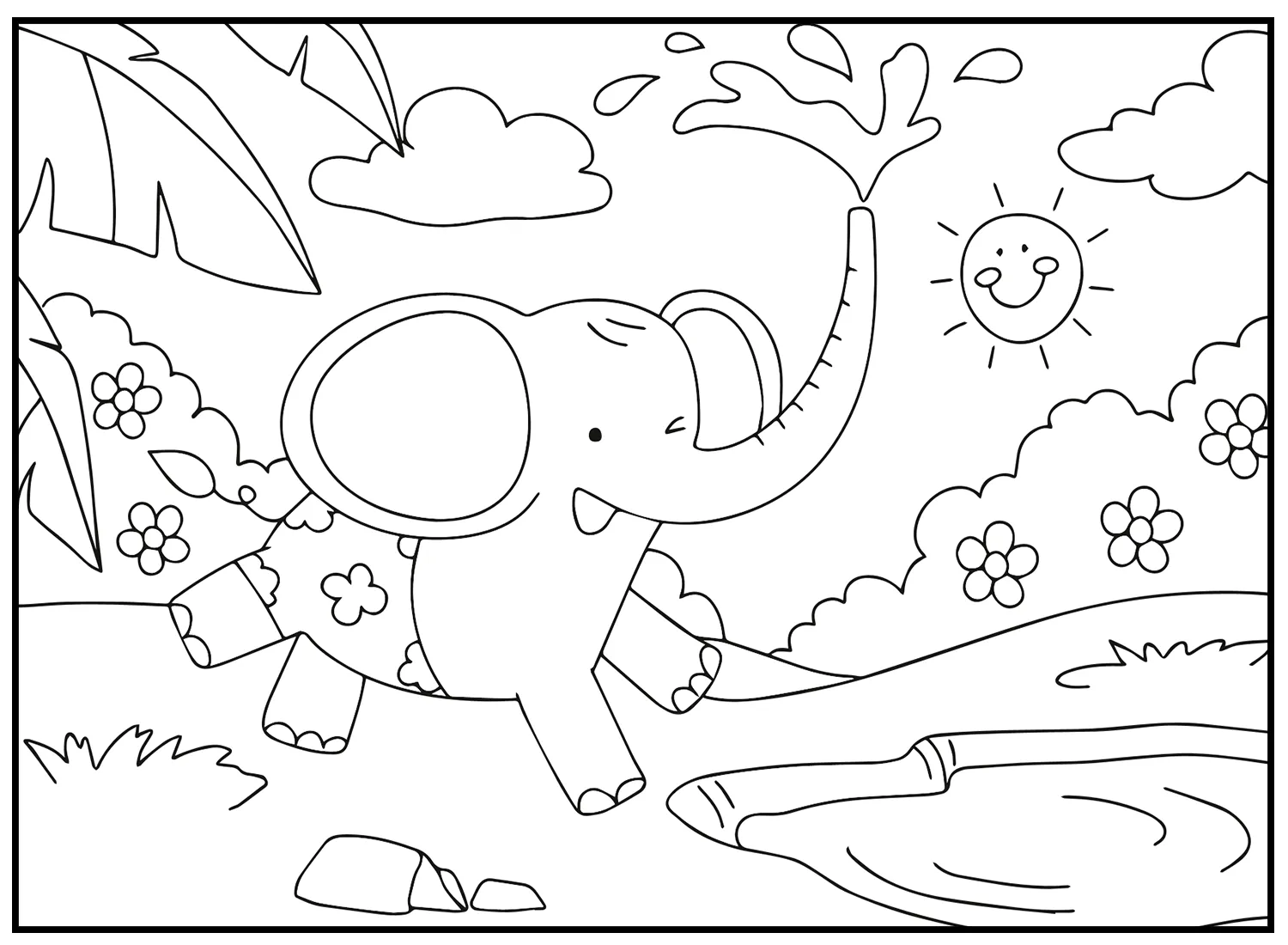 coloriage Animaux Kawaii pour enfant de 7 ans