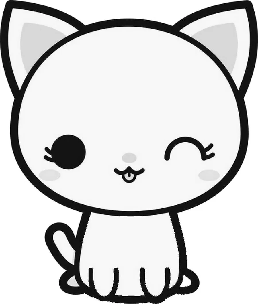 coloriage Animaux Kawaii pour enfants à imprimer