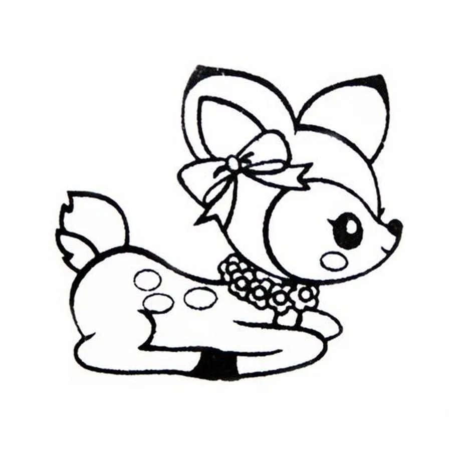 coloriage Animaux Kawaii et decoupage a imprimer gratuit