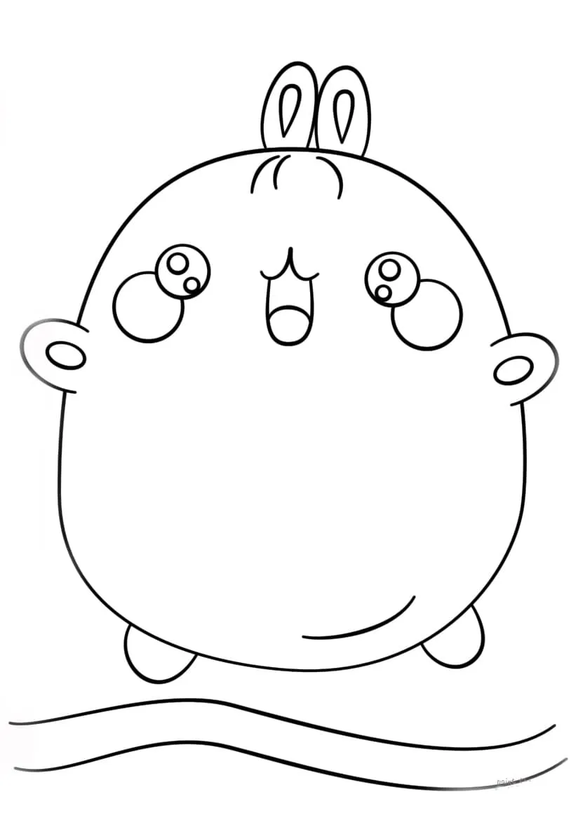 coloriage Animaux Kawaii pour bebe a imprimer