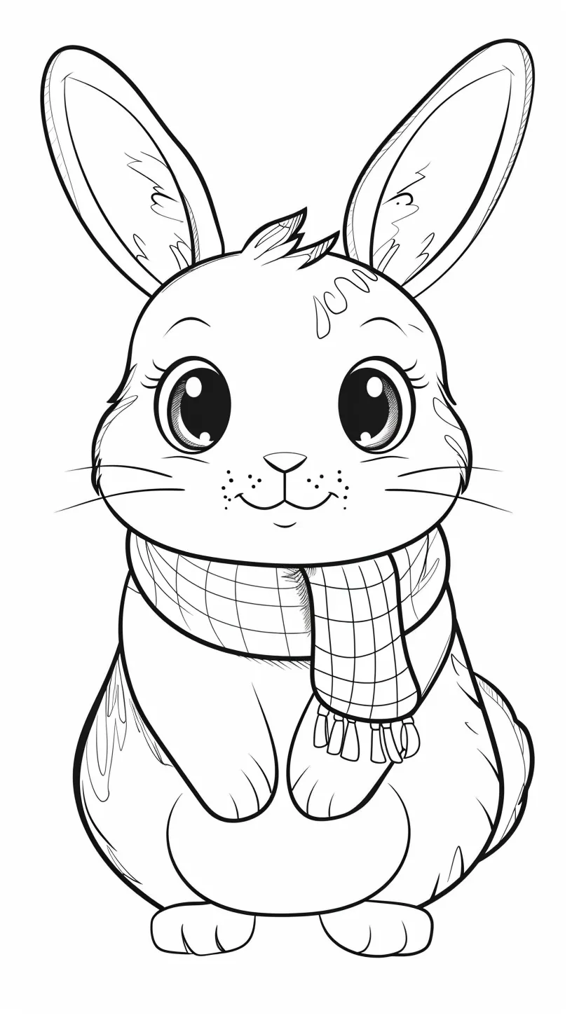 coloriage Animaux Kawaii à imprimer pour enfant de 8 ans