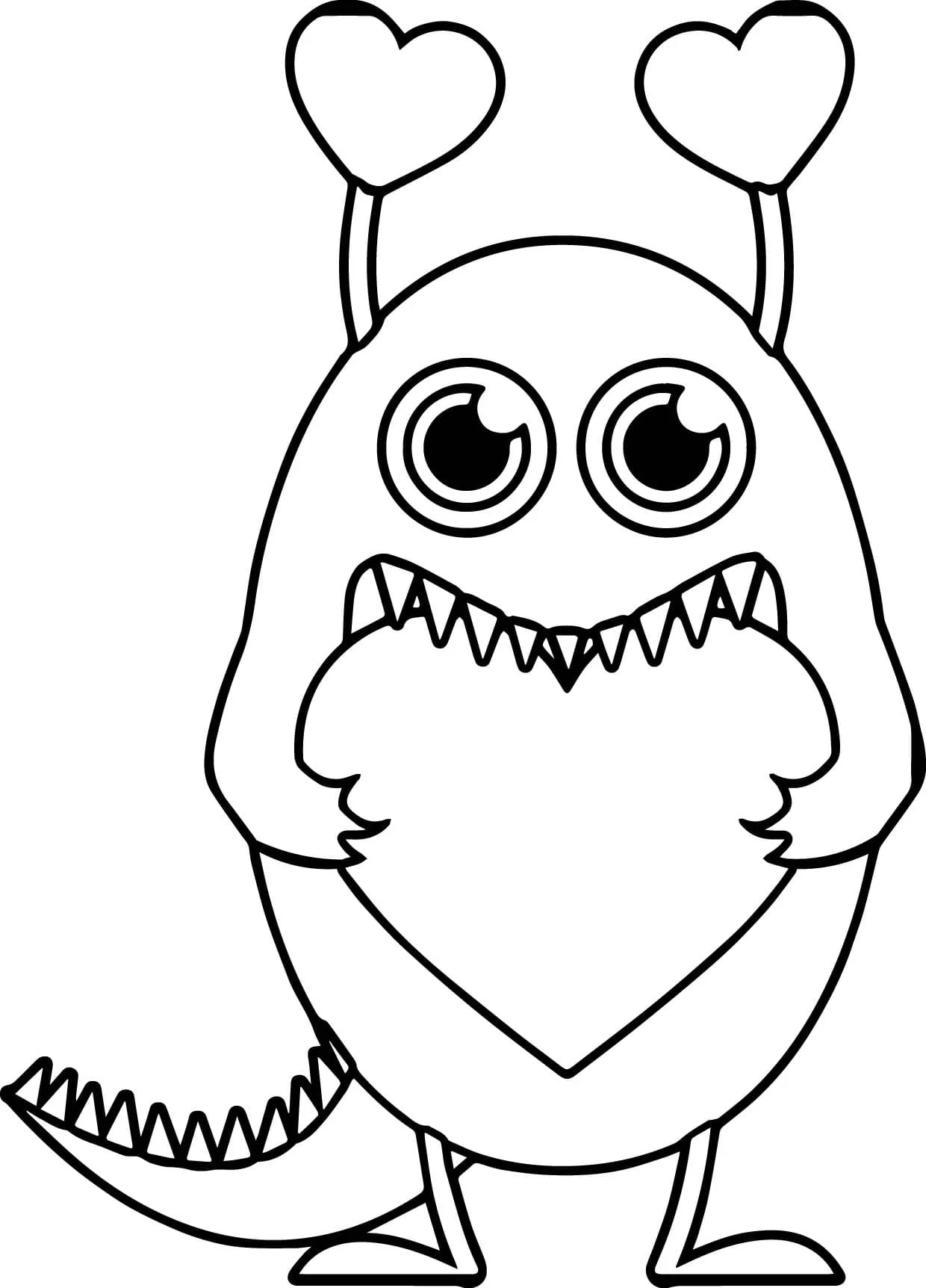 coloriage Animaux Kawaii pour enfant de 3 ans 1