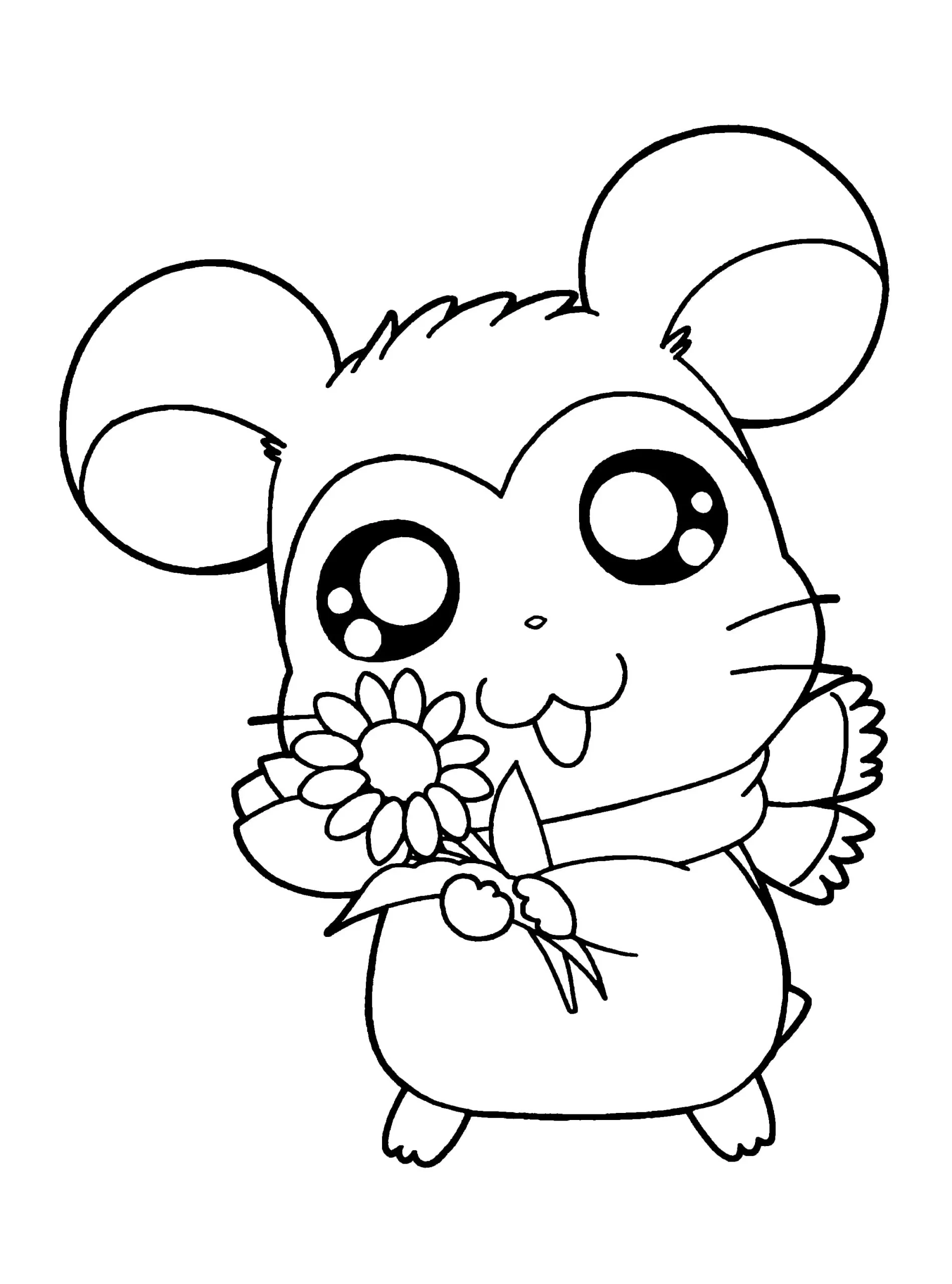 coloriage Animaux Kawaii pour enfant à imprimer