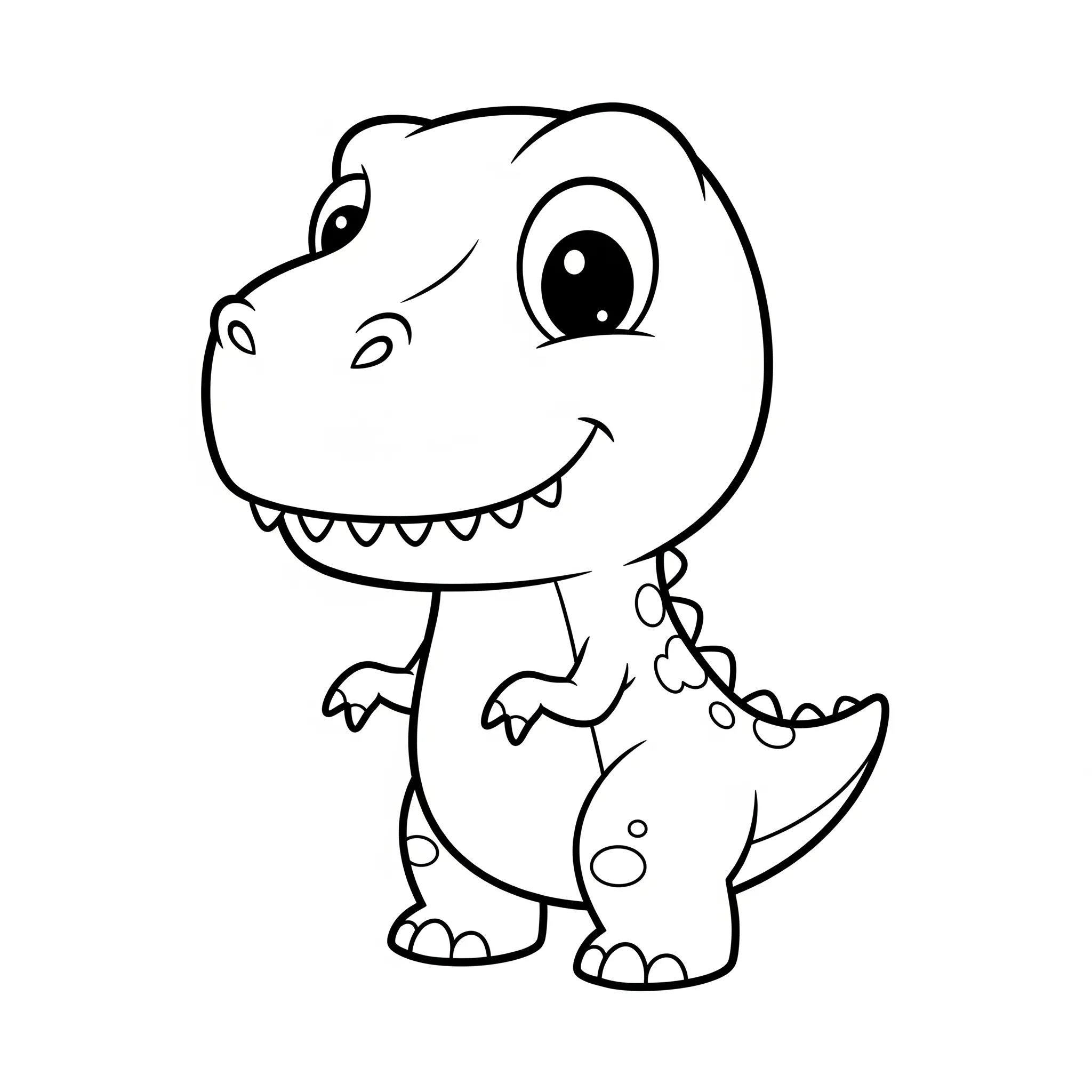 coloriage Bébé T Rex à imprimer gratuitement pdf