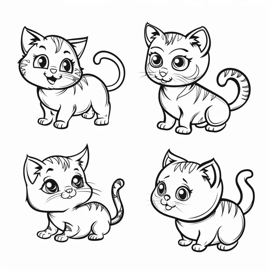 76+ Gato Para Colorear para imprimir: para amantes de los felinos