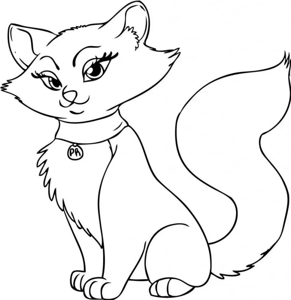 coloriage Chat pour enfants