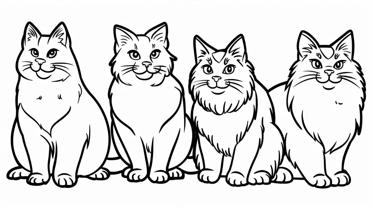 imprimer coloriage Chat pour enfant