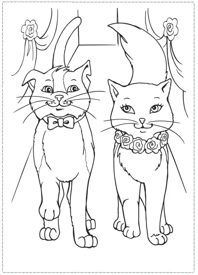 coloriage Chat et dessins