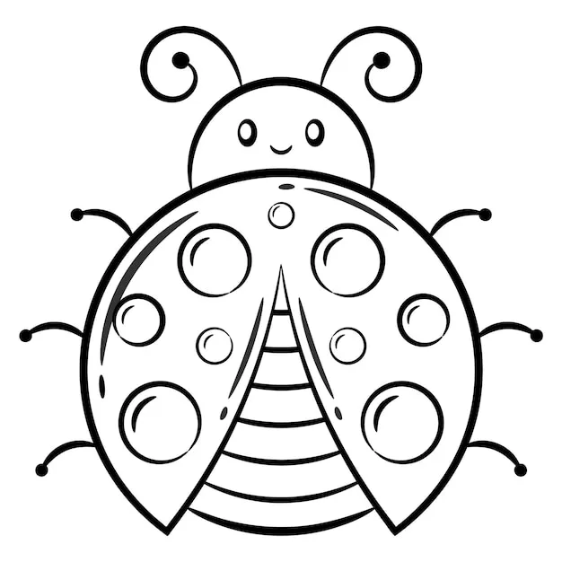 coloriage Coccinelle a colorier en ligne