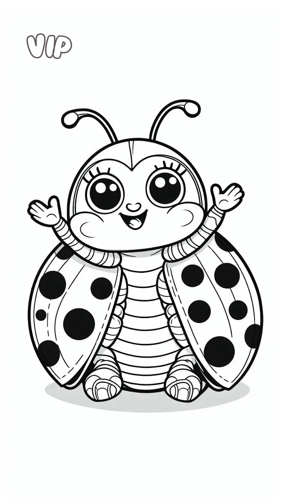 coloriage Coccinelle gratuit pour enfants