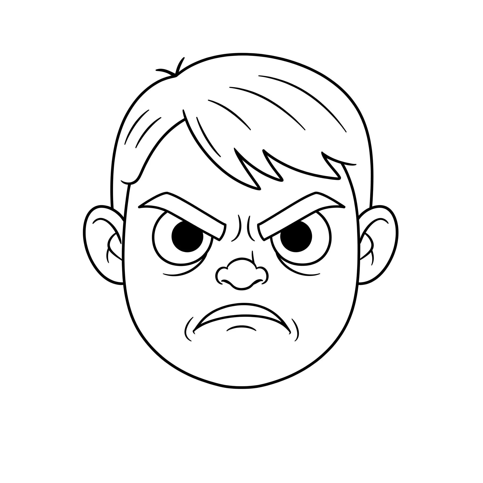 coloriage Colère en colère en ligne pour enfant