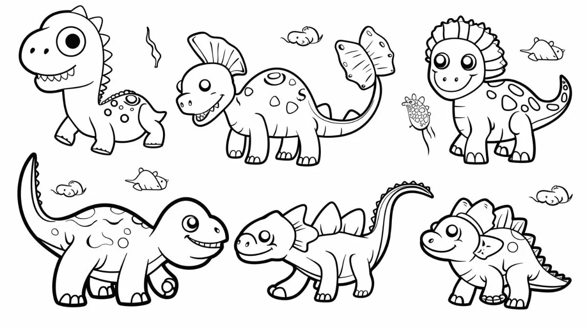 coloriage Dinosaure et dessin a imprimer