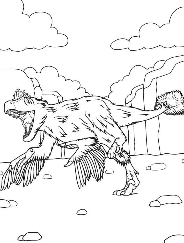 coloriage Dinosaures gratuit en ligne