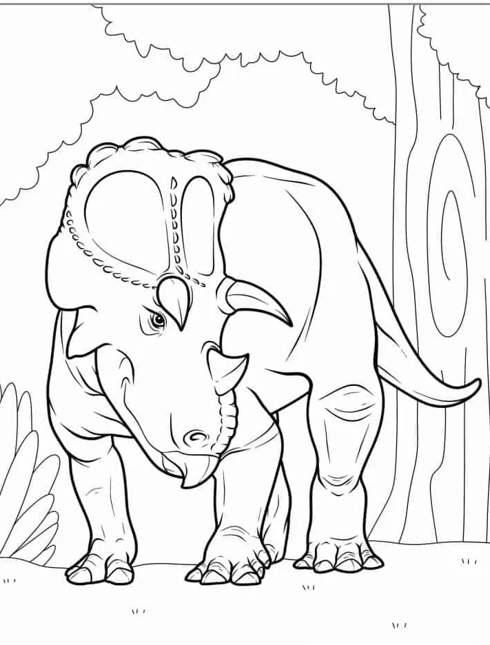 coloriage Dinosaures pour enfant a imprimer gratuit