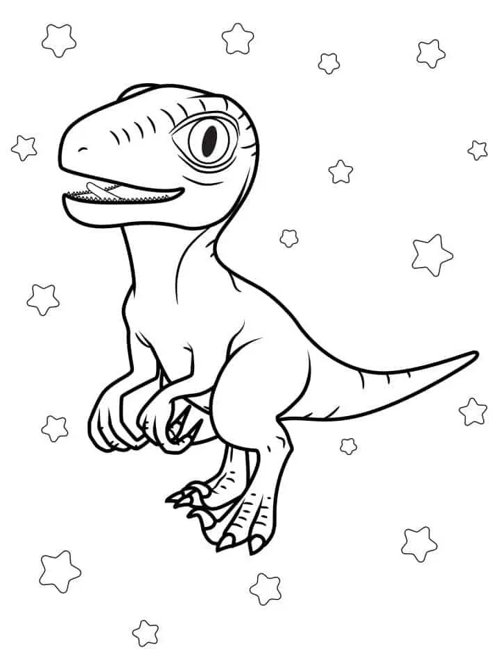 coloriage Dinosaures à imprimer pour enfant de 8 ans