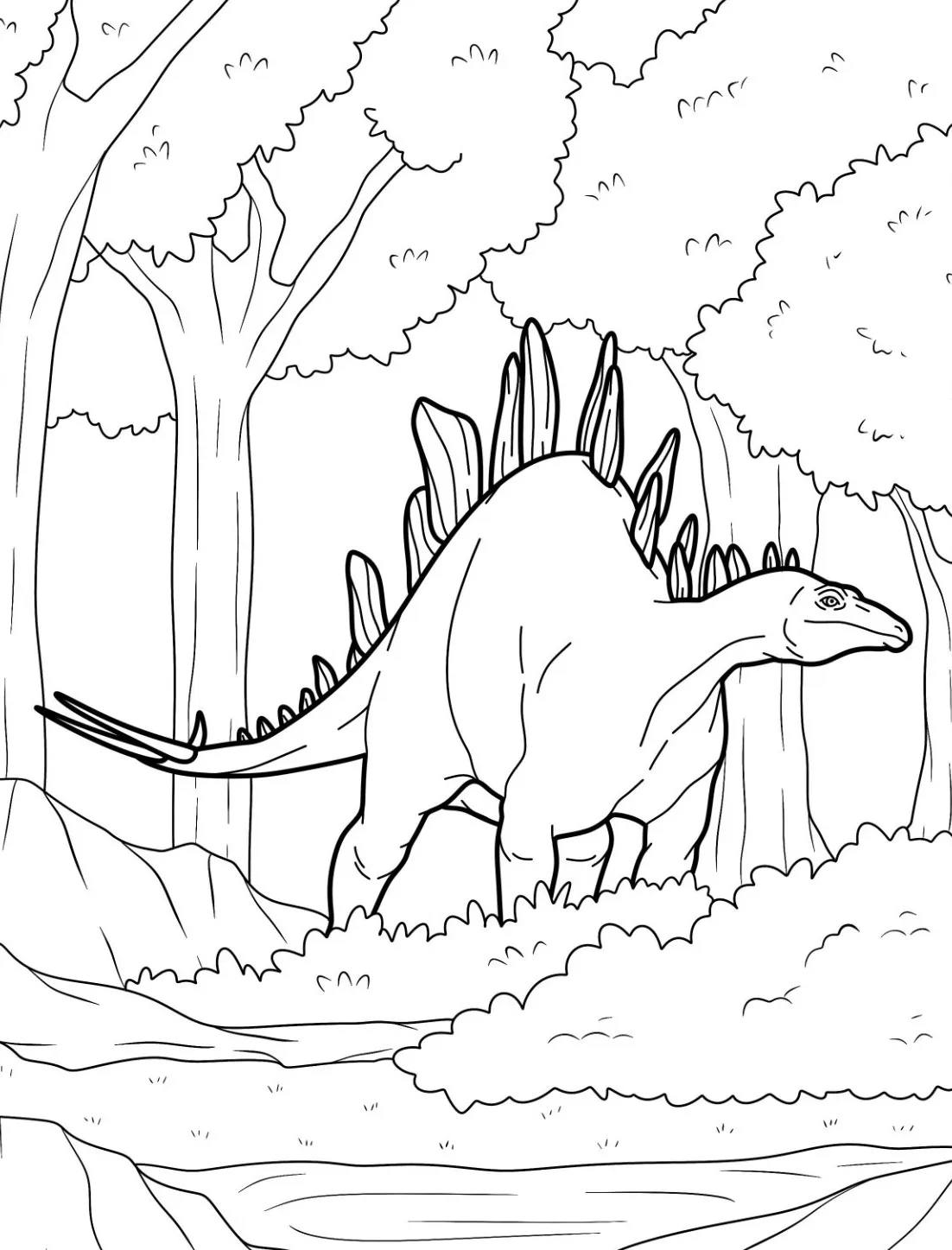 coloriage Dinosaures a dessiner et imprimer