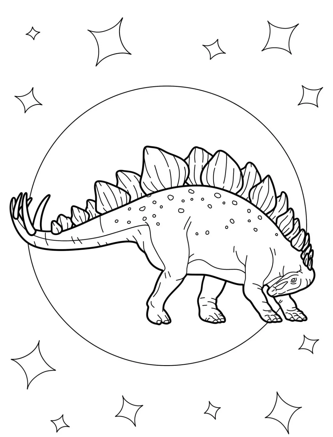 coloriage Dinosaures à imprimer pdf gratuit