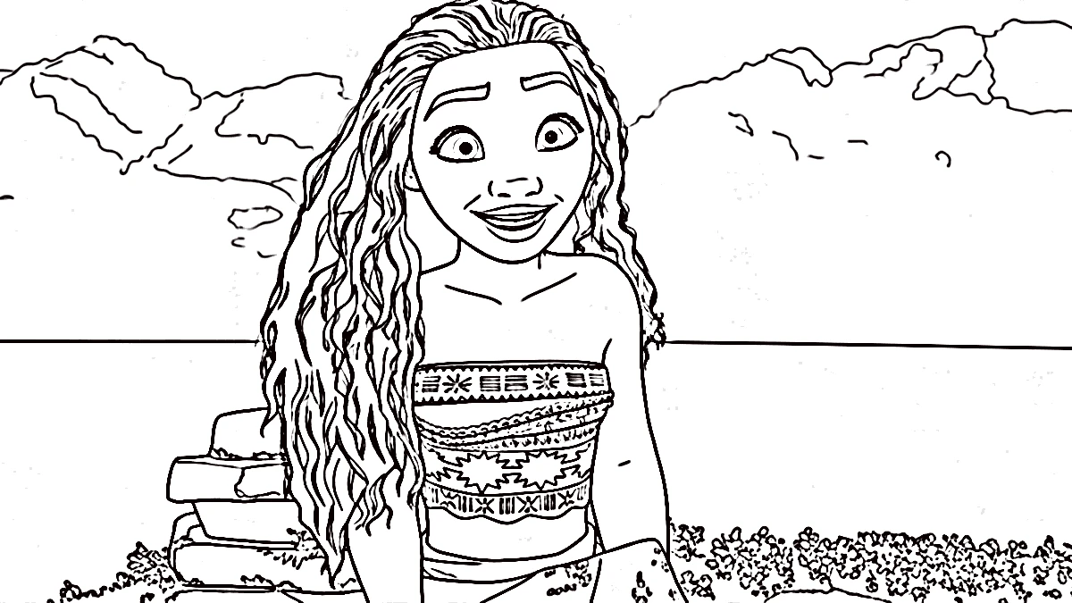 coloriage Disney à imprimer pour enfant de 7 ans