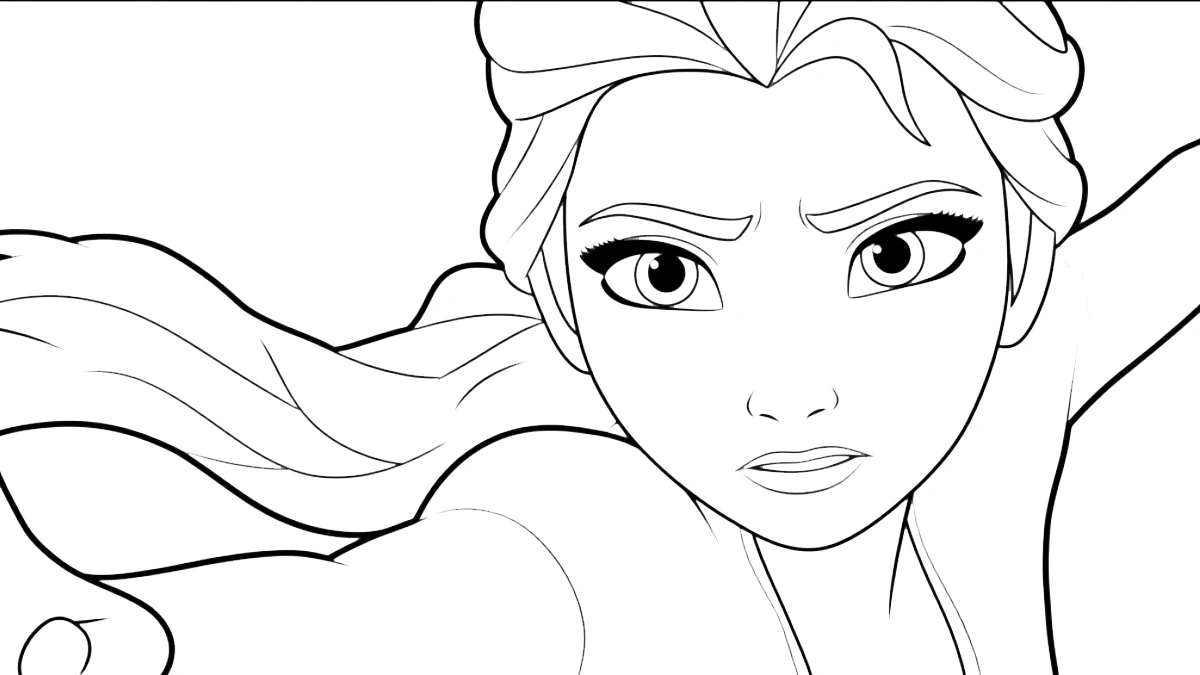 coloriage Disney à imprimer pour enfant de 7 ans