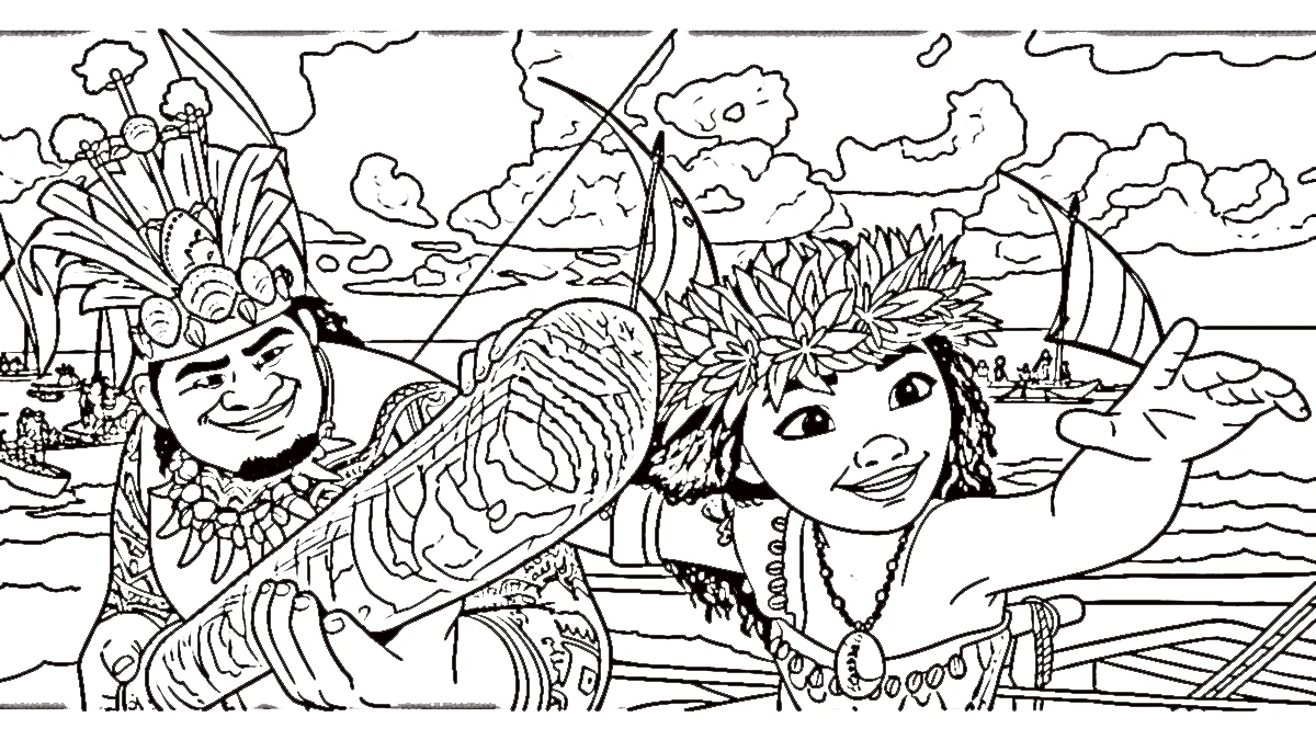 coloriage Disney à imprimer pour enfant de 12 ans
