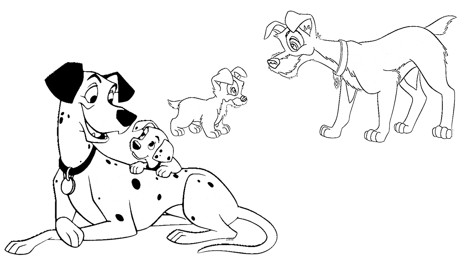 coloriage Disney pour enfant de 3 ans