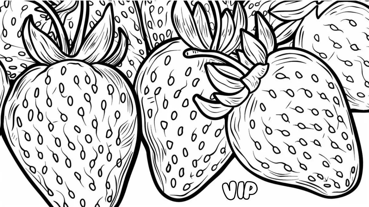 coloriage Fraise gratuit