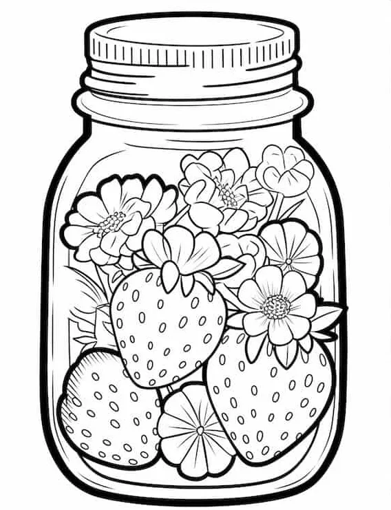 coloriage Fraise en ligne