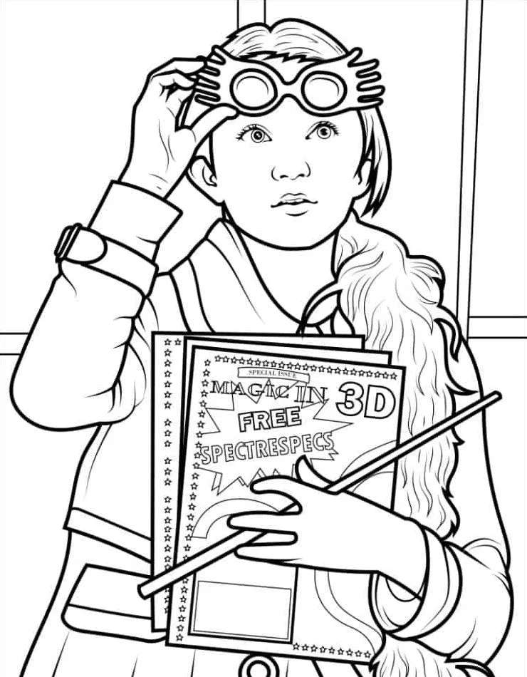 coloriage Harry Potter pour enfants à télécharger 1