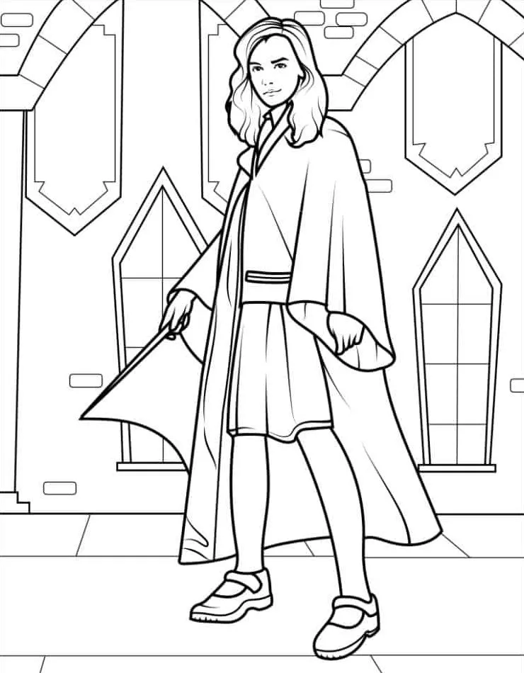 coloriage Harry Potter gratuit en ligne 1