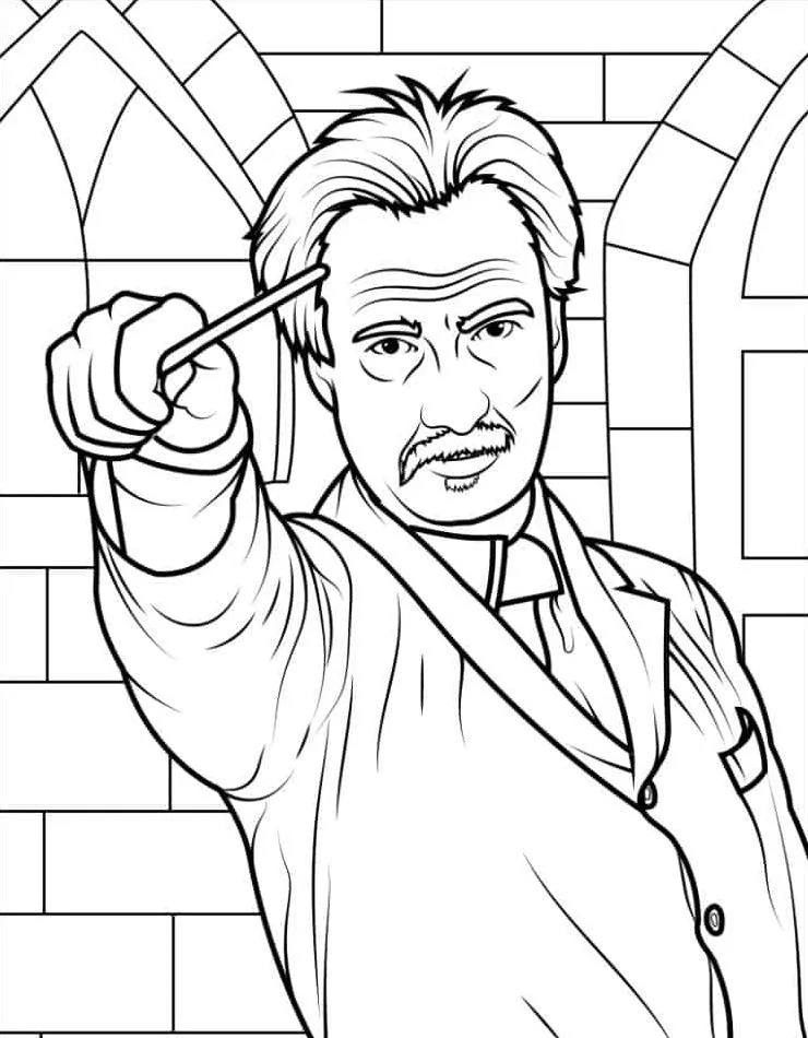 imprimer coloriage Harry Potter