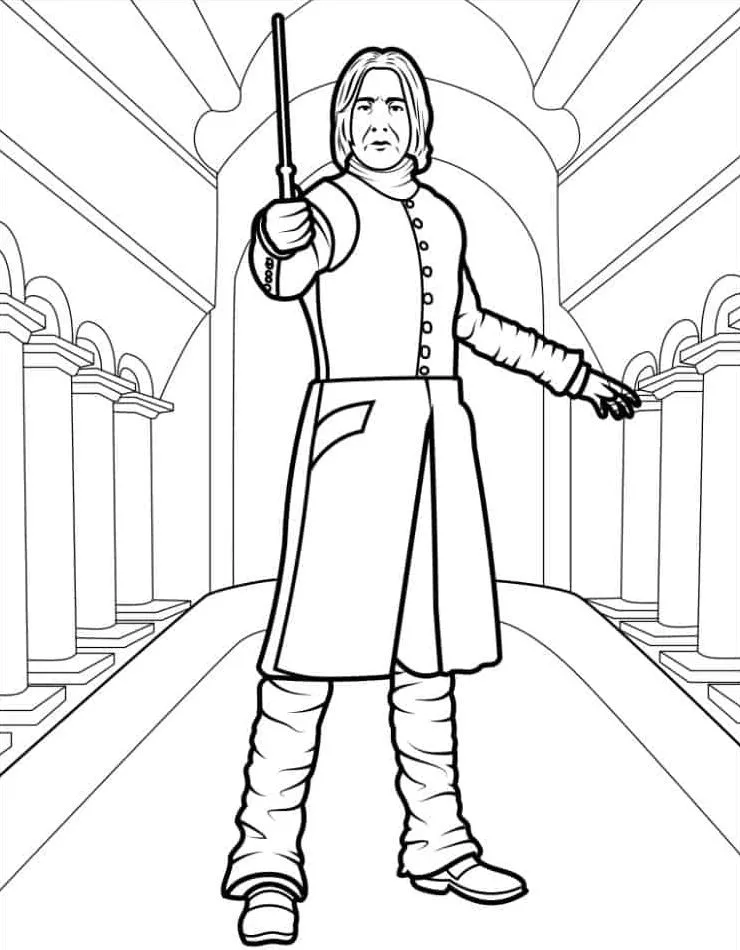 a imprimer coloriage Harry Potter gratuit 1